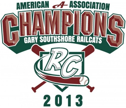 Gary SouthShore RailCats 2013 Champion Logo iron on transfers for clothing